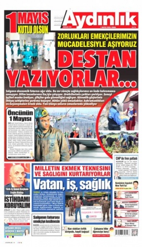1 Mayıs 2020 gazete manşetleri