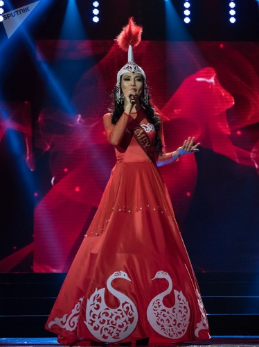 Miss Kazakistan 2018 Yarışması'ndan renkli kareler