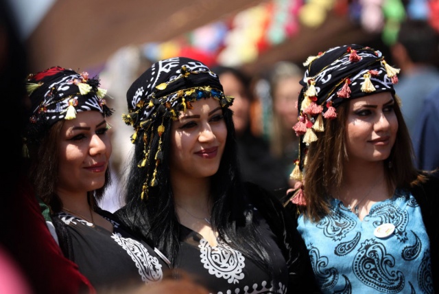 Irak’taki Kürt kültür festivalinden renkli kareler