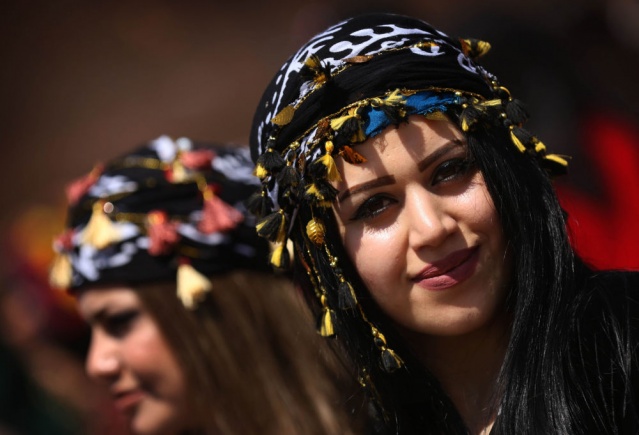 Irak’taki Kürt kültür festivalinden renkli kareler