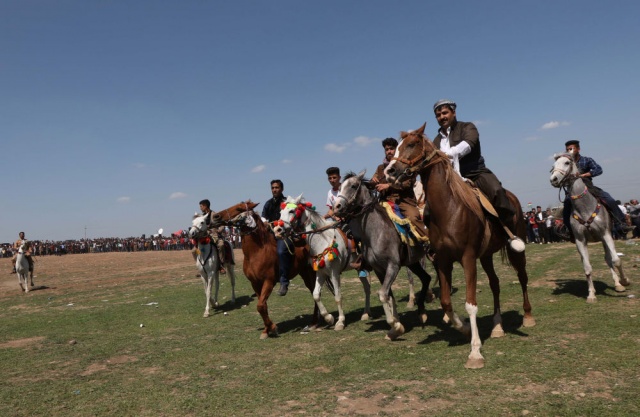 Irak’taki Kürt kültür festivalinden renkli kareler