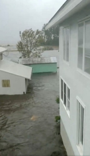 Son 20 yılın en şiddetli kasırgası Florence’in vurduğu ABD’den kareler