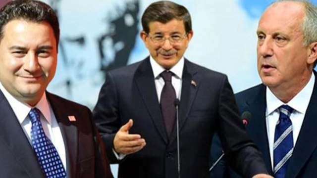 Babacan, Davutoğlu, İnce anketi: Seçime girseler yüzde kaç oy alıyorlar?