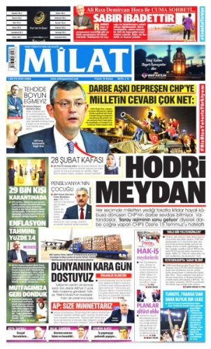 1 Mayıs 2020 gazete manşetleri