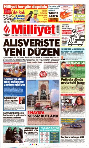 2 Mayıs 2020 gazete manşetleri