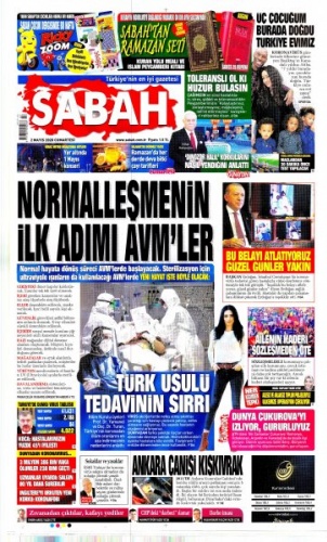 2 Mayıs 2020 gazete manşetleri