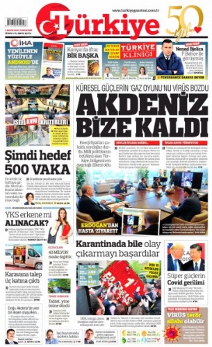 2 Mayıs 2020 gazete manşetleri