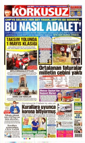 2 Mayıs 2020 gazete manşetleri