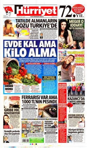 1 Mayıs 2020 gazete manşetleri