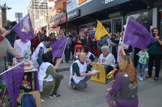 'Hayır' çalışması kent kent yayılıyor
