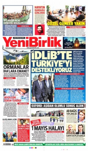 2 Mayıs 2020 gazete manşetleri
