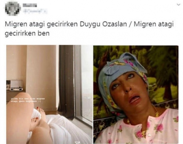 YouTuber Duygu Özaslan'ın yatak pozunu ti'ye aldılar!