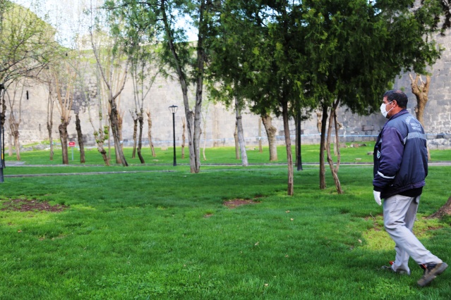 Fotoğraflarla Diyarbakır'da sokağa çıkma yasağı