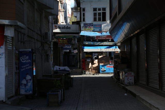 Fotoğraflarla Diyarbakır'da sokağa çıkma yasağı