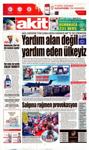 2 Mayıs 2020 gazete manşetleri