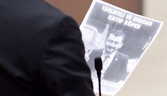 Ankara sokaklarına CHP’li Eren Erdem’in fotoğrafları 'Saldırgan ve ısırgan kayıp köpek' denilerek asıldı!