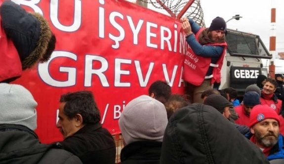 O grev de yasaklandı!