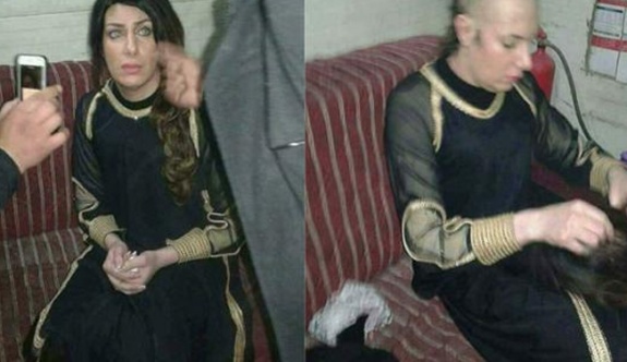 IŞİD'li kadın kılığında yakalandı