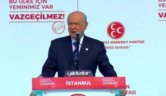 Bahçeli: Füzeler uçuşuyor, hedef Türkiye