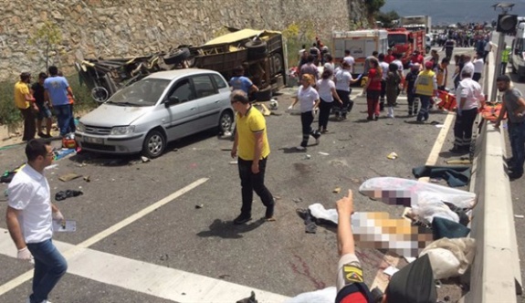 Marmaris'te meydana gelen korkunç kazada ölü sayısı arttı; 20 ölü 11 yaralı