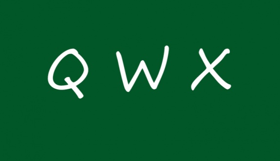 W-X-Q harfleri müfredata alındı