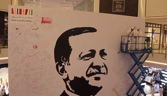 Katar'da bir alışveriş merkezine