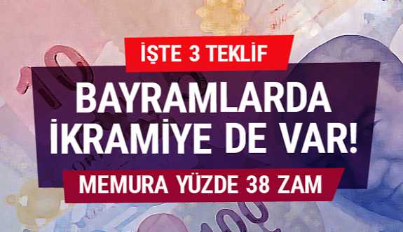Memura yüzde 38 zam 2018-2019 pazarlık oranları!
