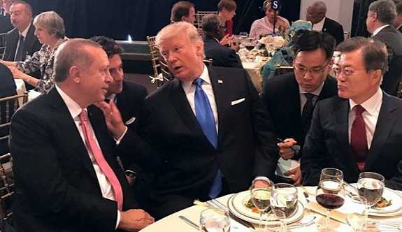 Cumhurbaşkanı Erdoğan, Trump ile bir araya geldi