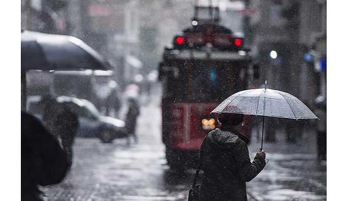 İstanbul için kuvvetli yağış uyarısı