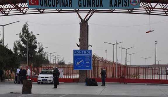 Öncüpınar sınır kapısı kapatıldı.