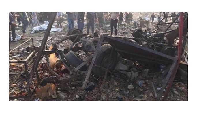 Kerkük pazar yerinde bombalı saldırı meydana geldi