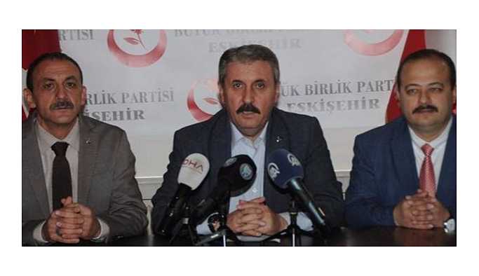 Mustafa Destici'den seçim barajı çağrısı