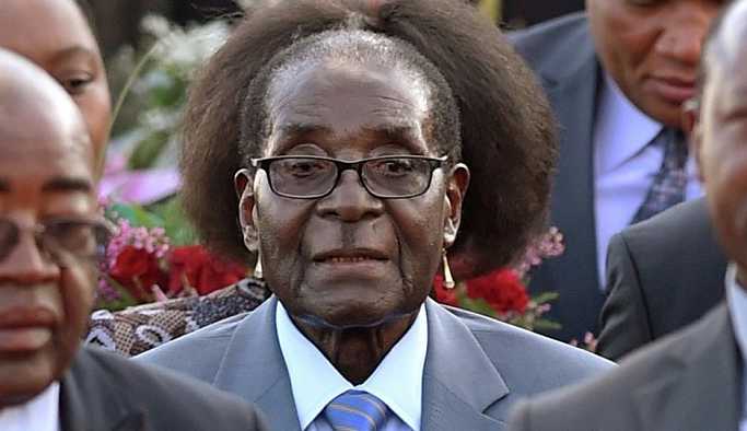 Zimbabve lideri Mugabe'nin istifa ettiği açıklandı