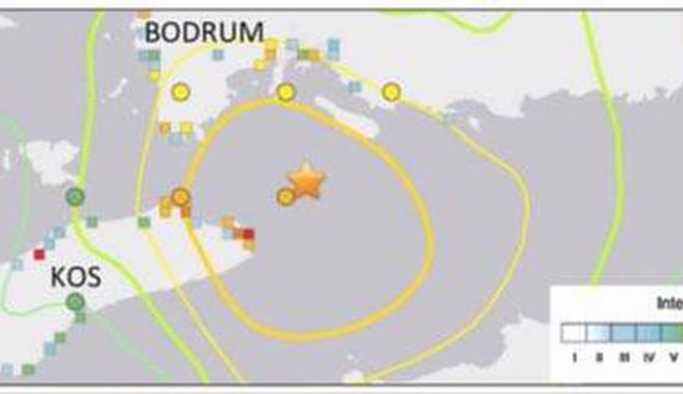 Bodrum'da deniz tabanı yarıldı