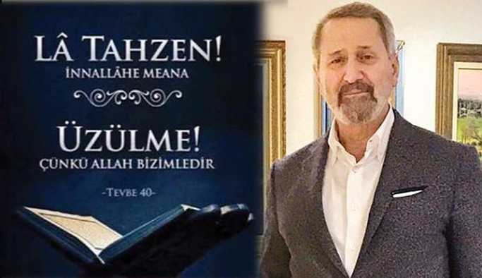 Çağlayan, profiline Tevbe Suresi 40’ıncı ayetini yazdı.
