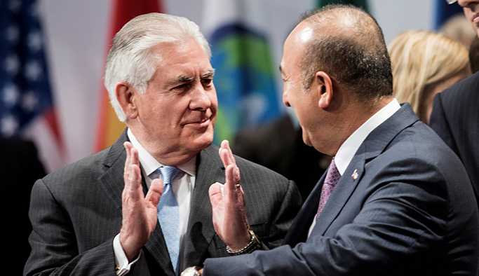 Dışişleri Bakanı Çavuşoğlu, mevkidaşı Tillerson ile Afrin'i görüştü