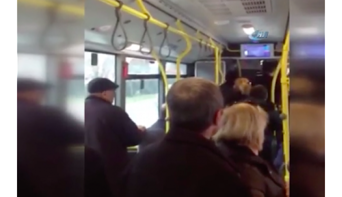 Ankara'da otobüs şoförü yolcuları rehin aldı