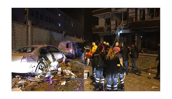 Kırıkkalae'de gece yarısı korkutan patlama