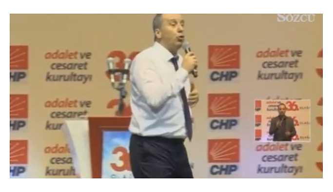 Muharrem İnce; Memnun değilim. Onun için itaat etmiyorum.