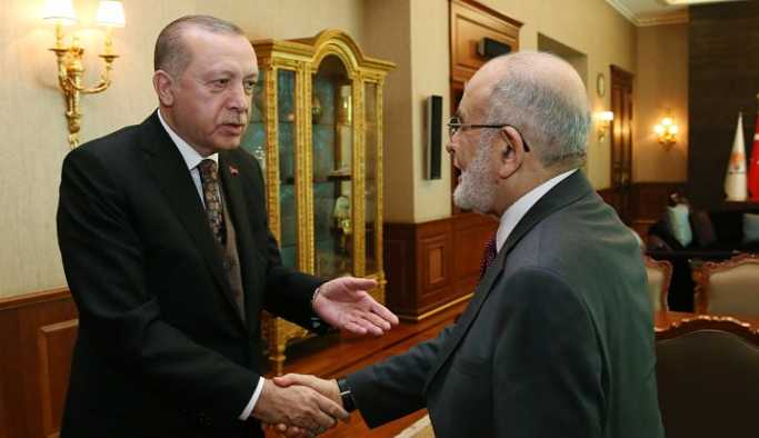 SP Lideri Karamollaoğlu Erdoğan'la görüştü