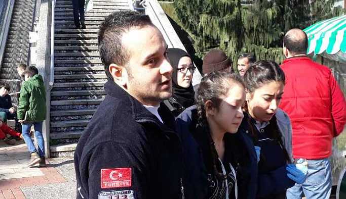 Yürüyen merdiven kazası: 8 yaralı