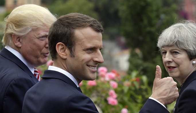 Macron: Suriye'ye saldırılar Rusya ve Türkiye'nin arasını açtı