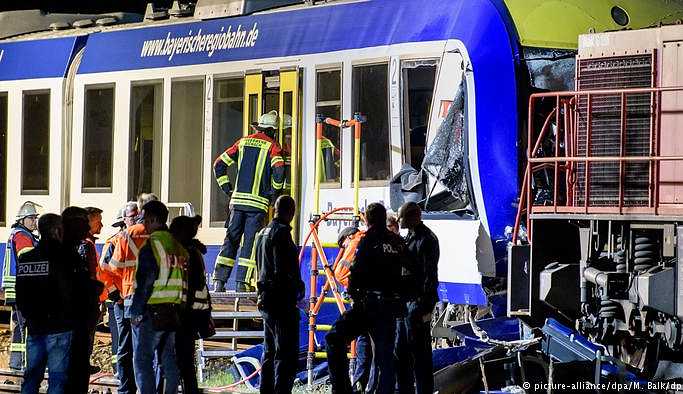 Bavyera'da tren kazası: 2 ölü