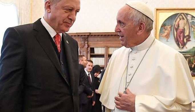 Cumhurbaşkanı Erdoğan, Papa Francis ile telefonda görüştü
