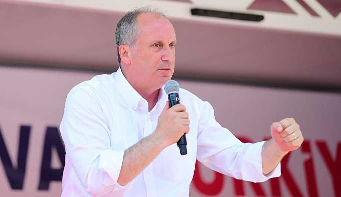 İnce: Su değil benzin yakıyoruz, ateşleyin biraz
