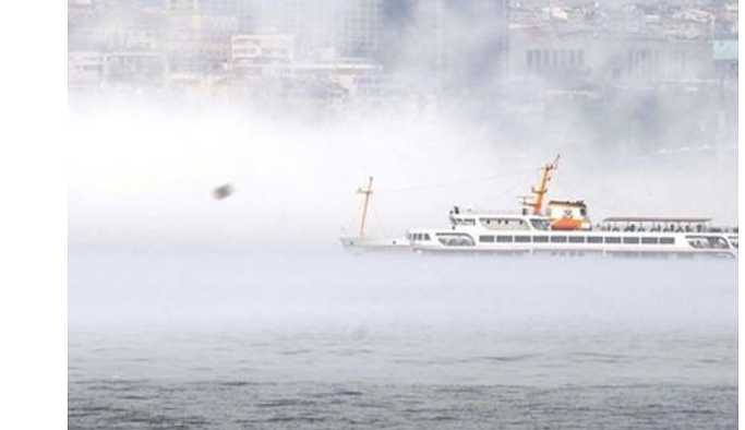 İstanbul'da sis nedeniyle vapur seferleri iptal