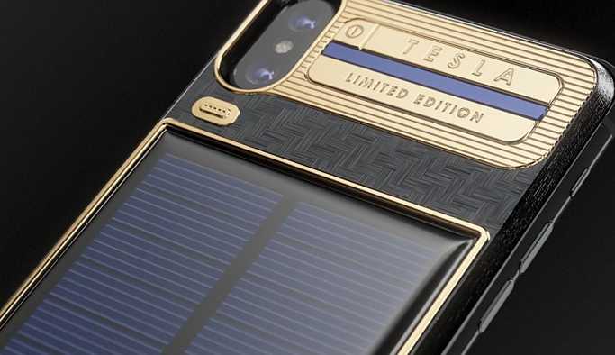Rus aksesuar üreticisi Caviar, Tesla'dan esinlenerek güneş pilli iPhone tasarladı