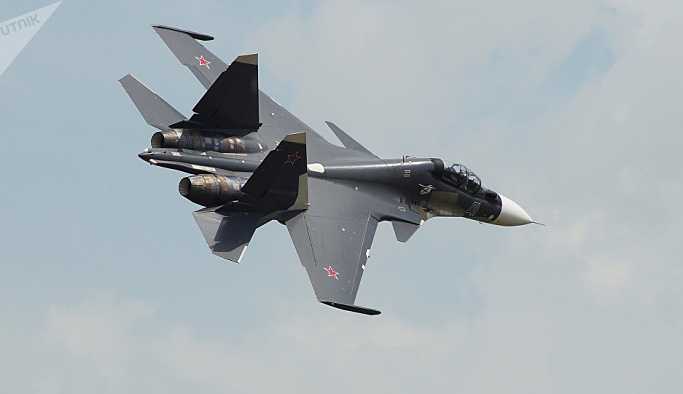Rus Su-30SM uçağı, Suriye’de düştü
