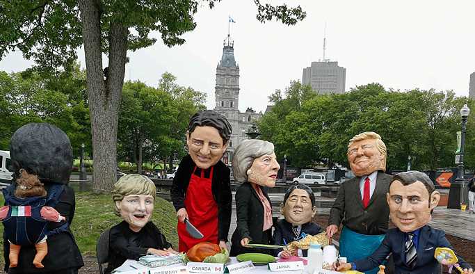 G7 zirvesi kavga gürültüyle açılıyor