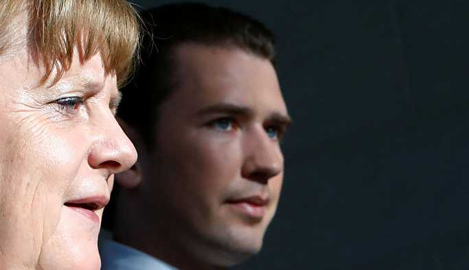 Merkel ve Kurz, 'Avrupa'ya yasadışı göç'ü görüştü